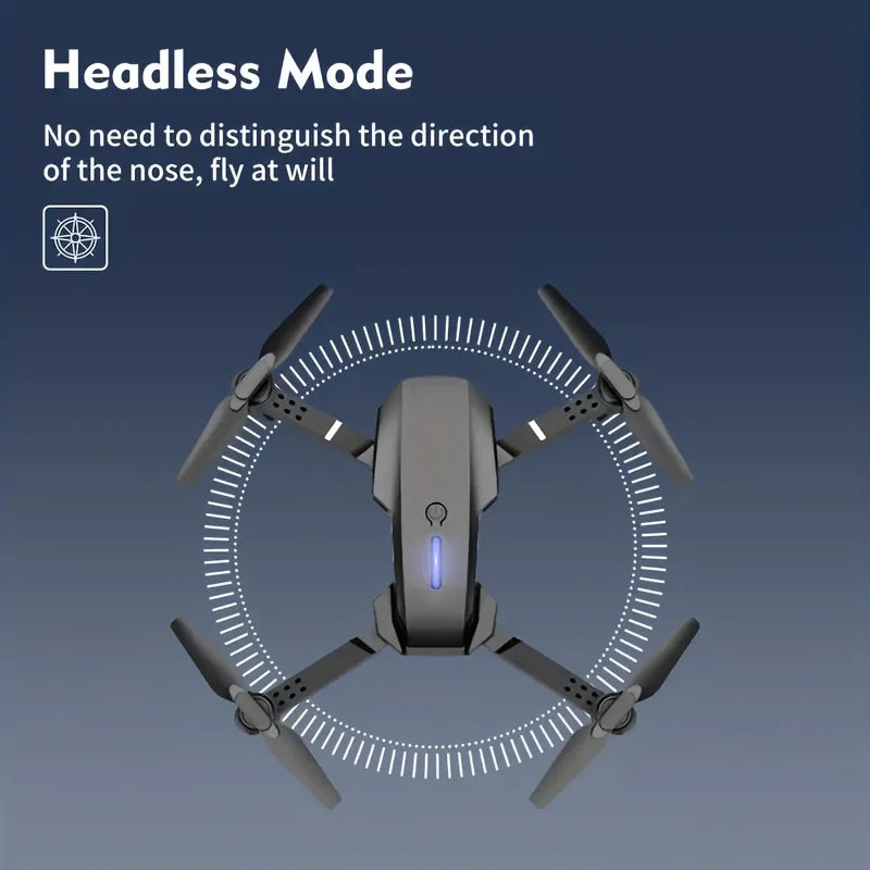 2025 E88 Professional Wide Angle RC Dron HD 4K Camera Mode Foldable Helicopter Aircraft Quadcopter Drone Kid Gift Toys