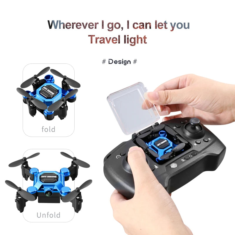 K04 Mini Folding Storage Aircraft Mini Drone Aerial Photography High Definition Explosive drone 4k profesional mavic air2